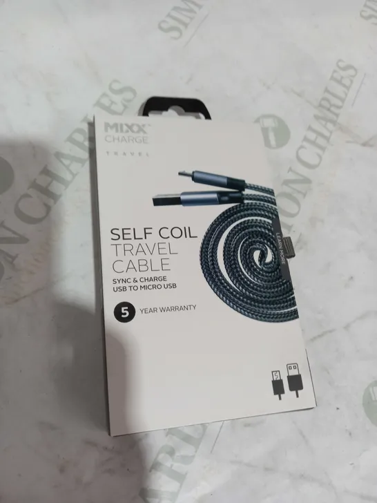 LOT OF 10 BRAND NEW MIXX CHARGE SELF COIL MICRO USB CABLES