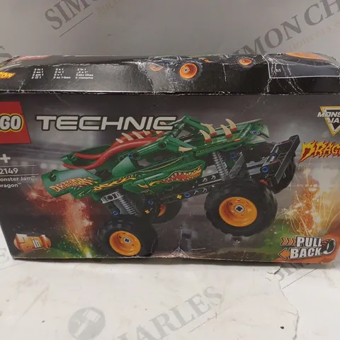 BOXED LEGO TECHNIC MONSTER JAM DRAGON TRUCK - 42149