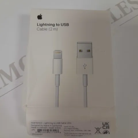 4 ASSORTED APPLE LIGHTNING TO USB