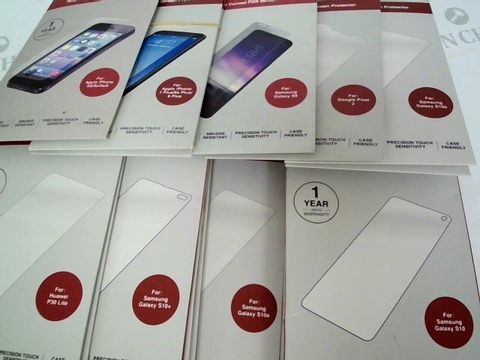 BOX OF APPROX 18 BRAND NEW SEALED CLEARGUARD PHONE SCREEN PROTECTORS