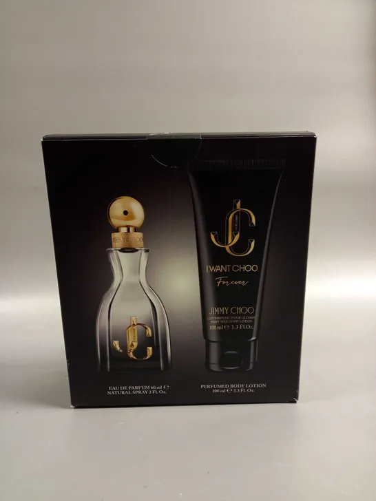 BOXED JIMMY CHOO I WANT CHOO FOREVER GIFT SET 