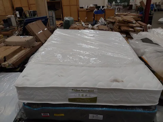 QUALITY BAGGED 4'6" POCKET SPRUNG MATTRESS