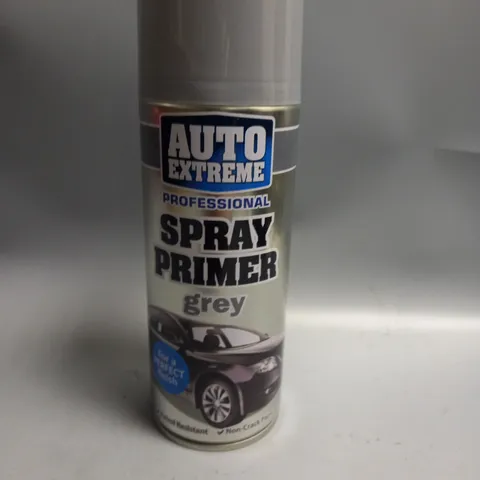 BOXED LOT OF 12 AUTO EXTREME PROFESSIONAL SPRAY PRIMER GREY 400ML