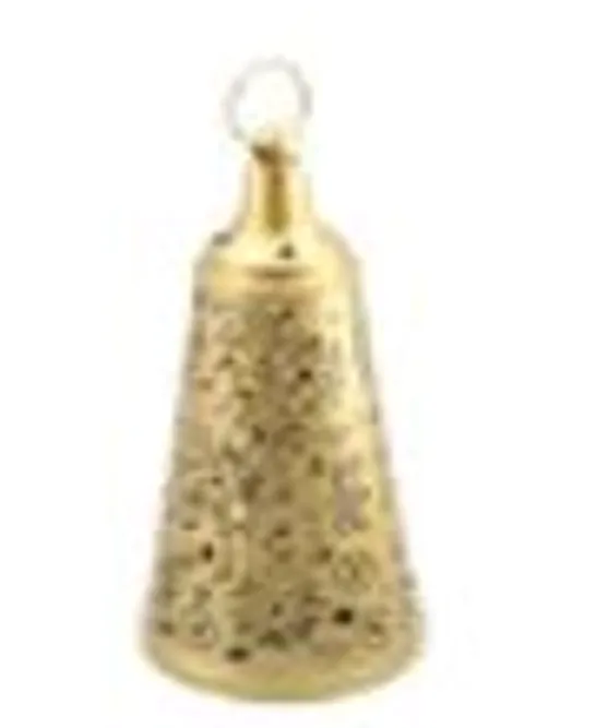 DOORBUSTER - HANDMADE MOROCCAN STYLE LED LANTERN WITH GOLDEN FINISH (3XAAA BATTERY REQUIRED)