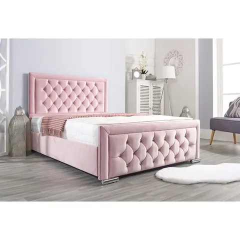 LEISTON UPHOLSTERED BED FRAME (4 PARTS)