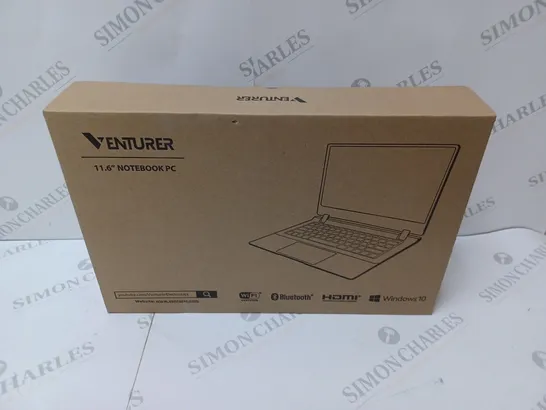 BRAND NEW BOXED VENTURER EUROPA 11 PLUS 11.6" NOTEBOOK PC - MATT BLACK 