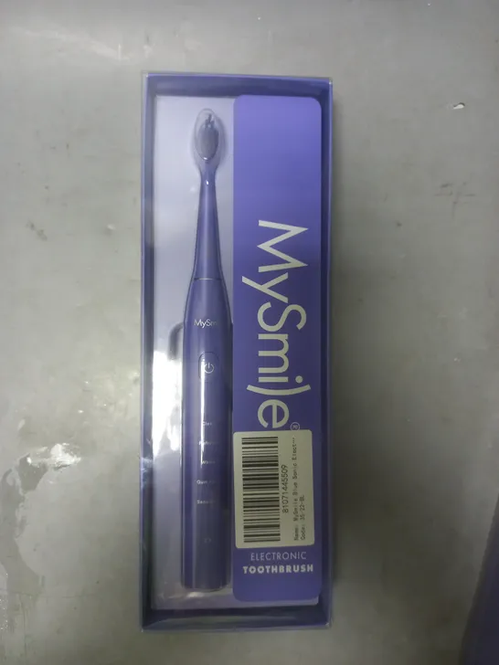 SEALED MYSMILE ELECTRIC TOOTHBRUSH PURPLE