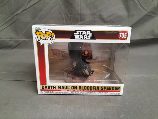 POP! STAR WARS - DART MAUL ON BLOODFIN SPEEDER BOBBLE HEAD - 705