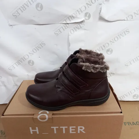 HOTTER DAYDREAMS 5 ANKLE BOOTS WITH FUR INSIDE SIZE 5