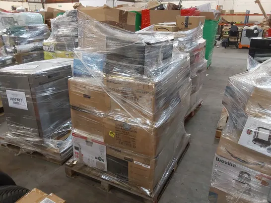 PALLET OF APPROXIMATELY 15 UNPROCESSED RAW RETURN MICROWAVES TO INCLUDE;