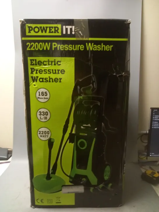 POWER IT! 2200W PRESSURE WASHER 