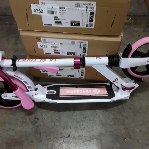 BOXED TOYCRUSIE KICK SCOOTER - PINK