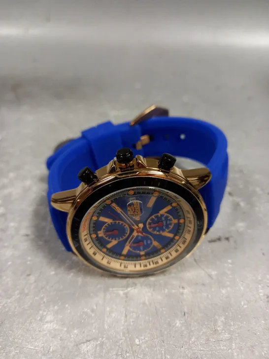 VICKERS ARMSTRONGS ESCAPADE BLUE DIAL WATCH 