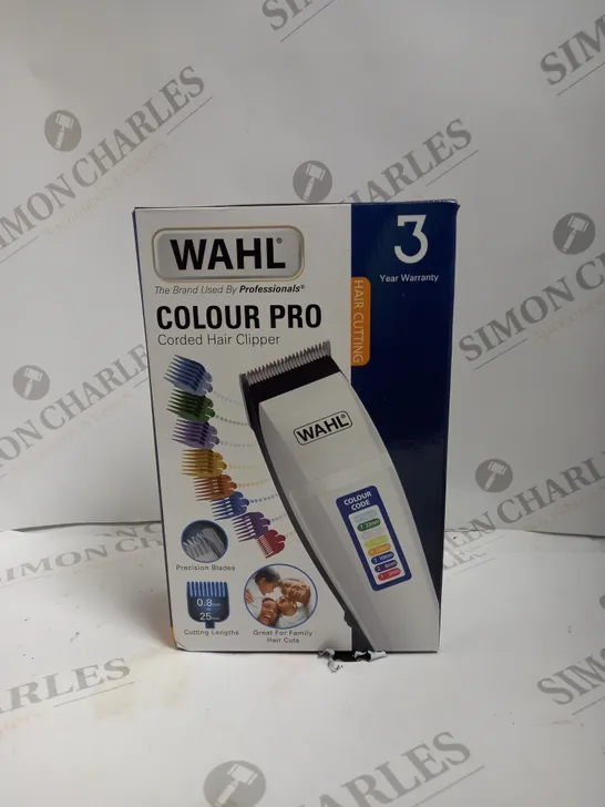 BOXED WAHL COLOUR PRO CORDED HAIR CLIPPER 