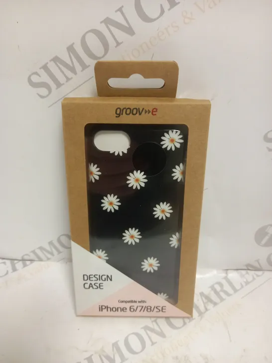 BOX OF 100 BRAND NEW BOXED GROOV-E IPHONE 6/7/8 DAISY DESIGN PHONE CASES 