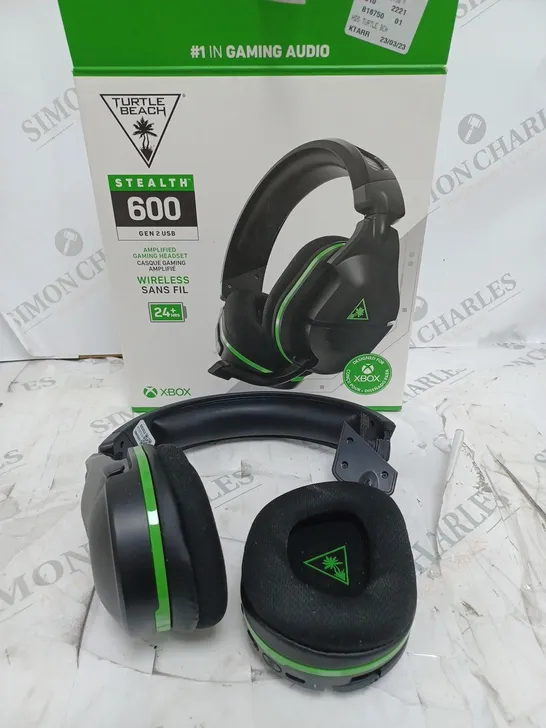 BOXED TURTLE BEACH STEALTH 600 GEN 2 USB WIRELESS AMPLIFIED GAMING HEADSET