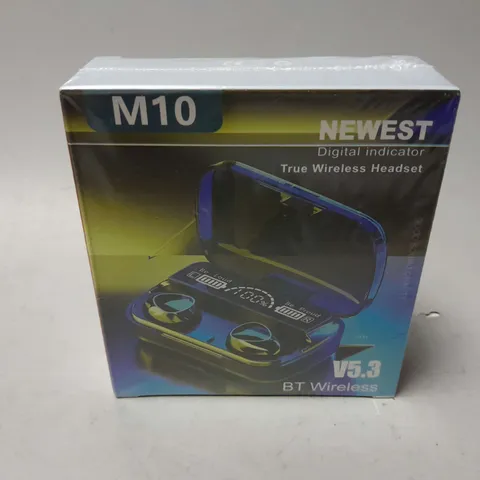 BOXED AND SEALED M10 V5.3 TRUE WIRELESS HEADSET