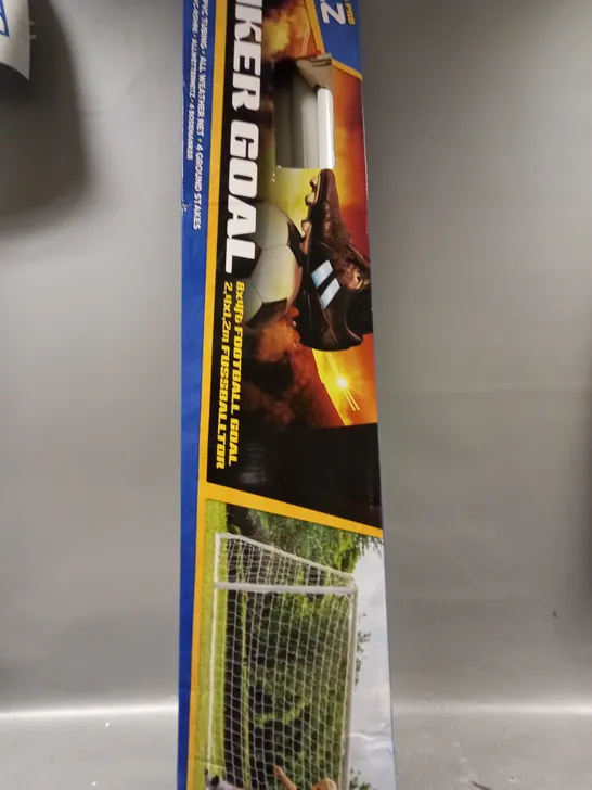 BOXED STRIKER GOAL 8 X 4FT FOOTBALL GOAL - COLLECTION ONLY 