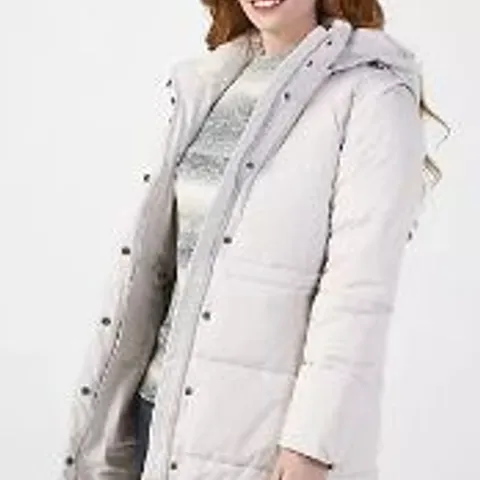 CENTIGRADE PADDED COAT WITH DETACHABLE SLEEVES STONE 2XL