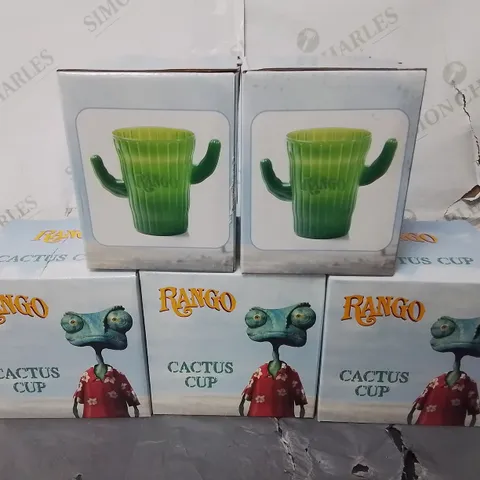 LOT OF 125 BRAND NEW BOXED RANGO CACTUS CUPS 