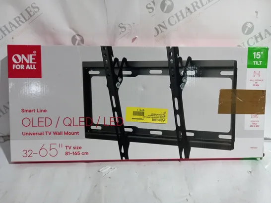 ONE FOR ALL SMART LINE UNIVERSAL WALL MOUNT FOR TVS 13-65 INCH