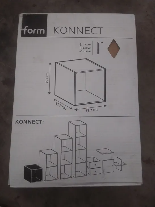 BOXED FORM KONNECT 1X1 CUBE NASH OAK