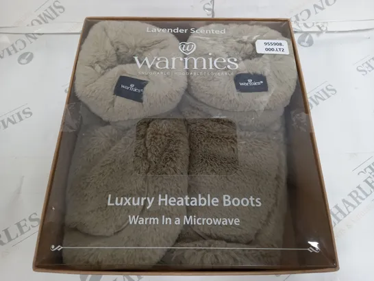 BOXED WARMIES LAVENDER SCENTED HEATABLE BOOTS