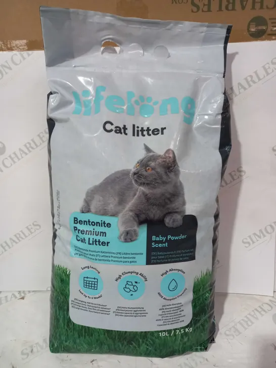 LIFELONG BENTONITE PREMIUM CAT LITTER (10L/7.5KG)