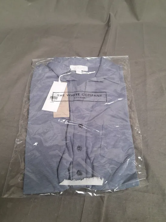 SEALED WHITE LABEL RIB JERSEY SHIRT IN BLUE - SIZE 10