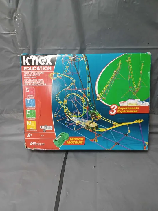 KNEX BUILD & LEARN ROLLER COASTER RRP £39.99