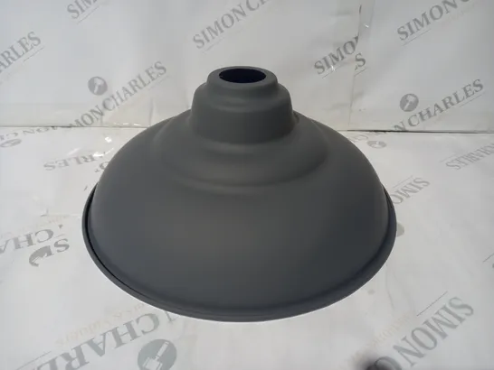 BOXED UNBRANDED METAL LIGHT SHADE IN MATTE GREY