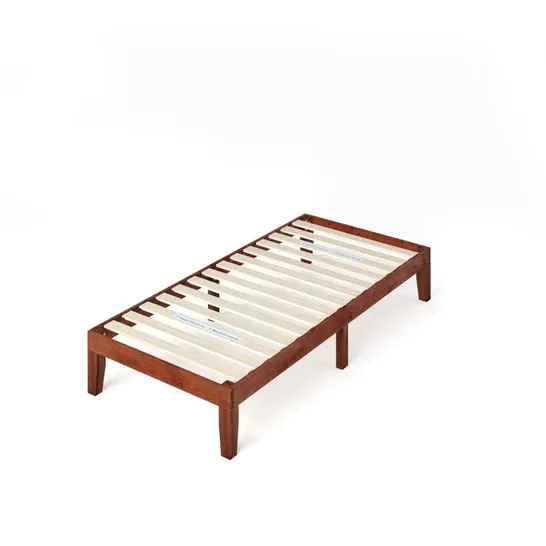 BOXED BURG BED FRAME, ESPRESSO COLOUR // SIZE: DOUBLE (1 BOX)