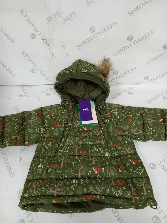 KULING WOODLAND THEMED PADDED COAT SIZE 104