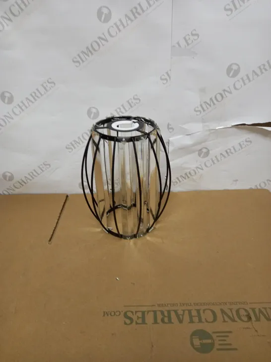 GIGGI SMALL K9CRYSTAL CYLINDER SHAPE OVAL RINGS CEILING PENDANT LAMP/LIGHT SHADE