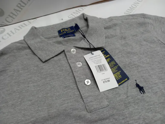 POLO RALPH LAUREN GREY POLO - L