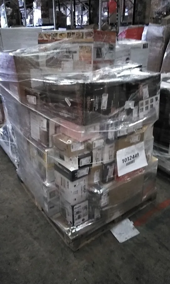 PALLET OF APPROXIMATELY 66 UNPROCESSED RAW RETURN HOUSEHOLD AND ELECTRICAL GOODS TO INCLUDE;