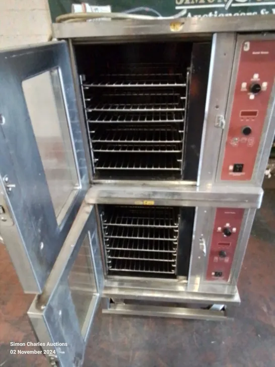 BLODGETT COMMERCIAL STAINLESS STEEL DOUBLE STACKED CONVECTION OVEN CTB-1