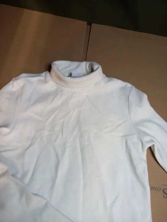 URBAN REVIVO WHITE POLO NECK UK 8 