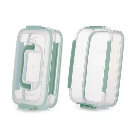 LOCK & LOCK SET OF 3 MULTI LOCK CARRY CONTAINERS IN MINT