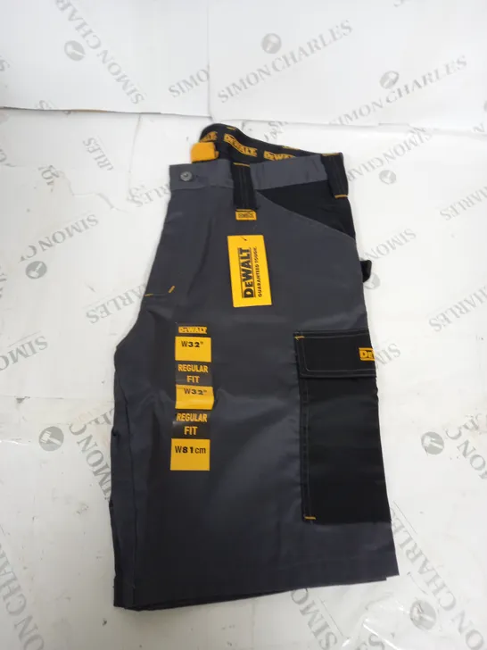 DEWALT MILAN WORK SHORTS SIZE W32