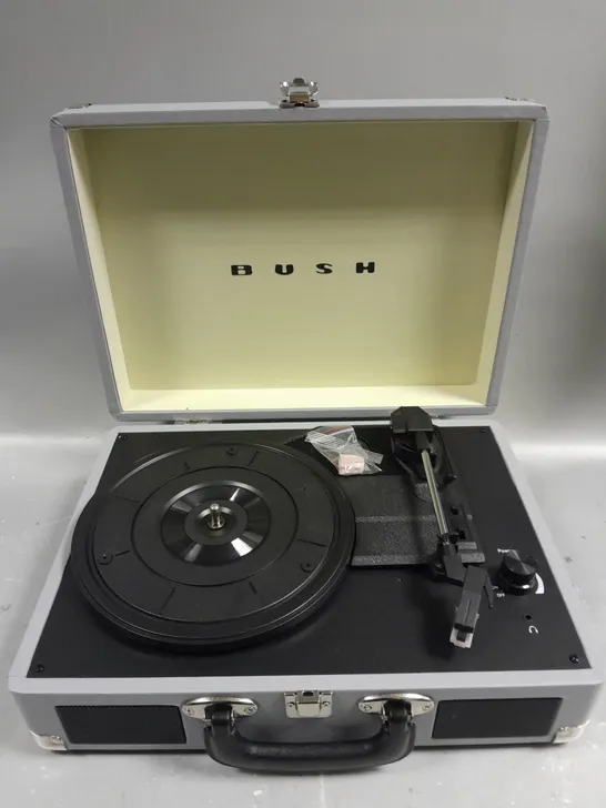 BUSH CLASSIC TURNTABLE IN GREY 