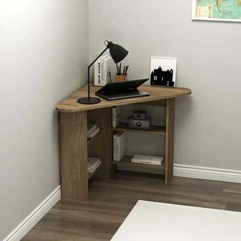 BOXED FADE CORNER DESK