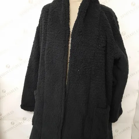 COTTON ON THE HOTEL BODY SNUGGLE ROBE IN DARK NAVY SIZE XS | S