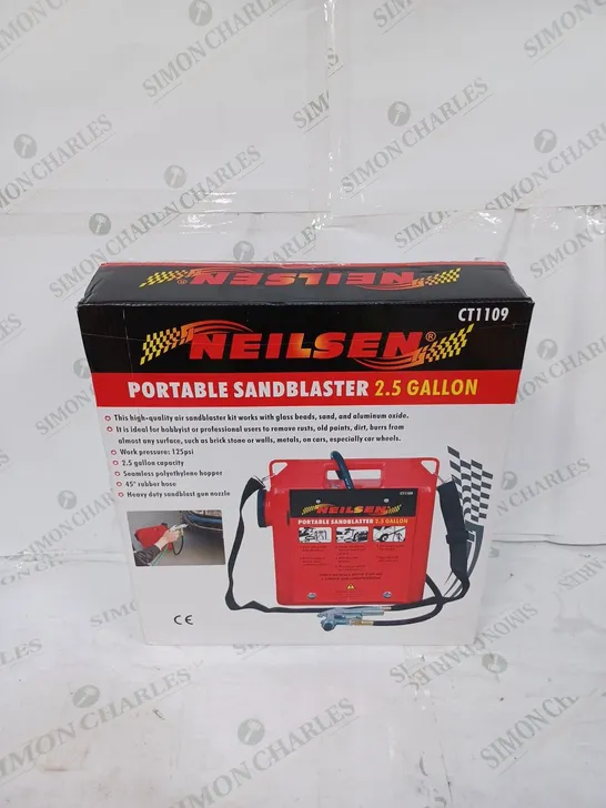 NEILSEN PORTABLE SANDBLASTER 2.5 GALLON CT1109