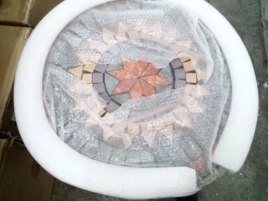 BOXED MOSAIC CIRCULAR TABLE