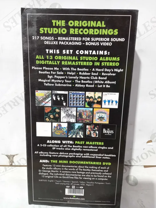 THE BEATLES - THE ORIGINAL STUDIO RECORDINGS BOX SET