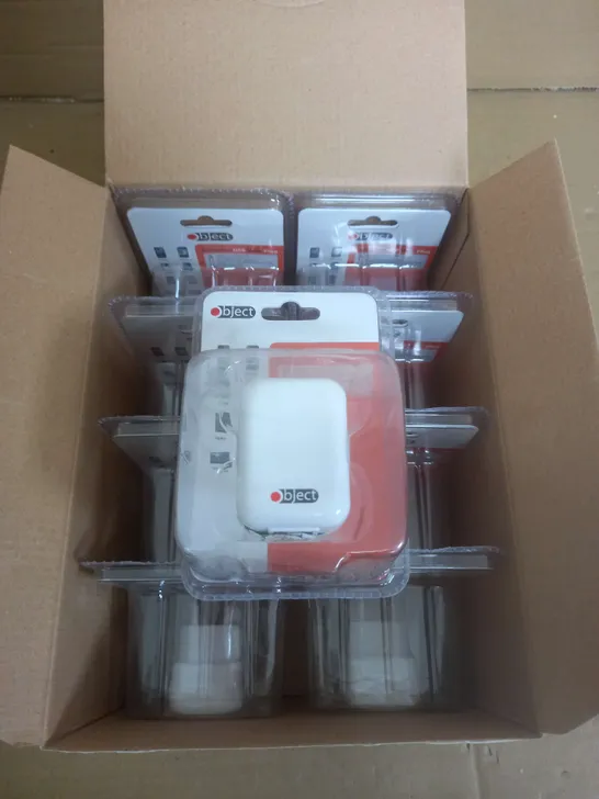 BOX OF APROX 60 EUROPEAN USB MAIN PLUG 