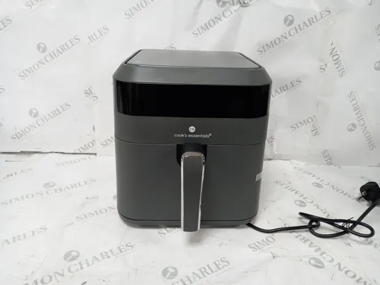 COOK'S ESSENTIALS 5.8L AIR FRYER IN SLATE GREY