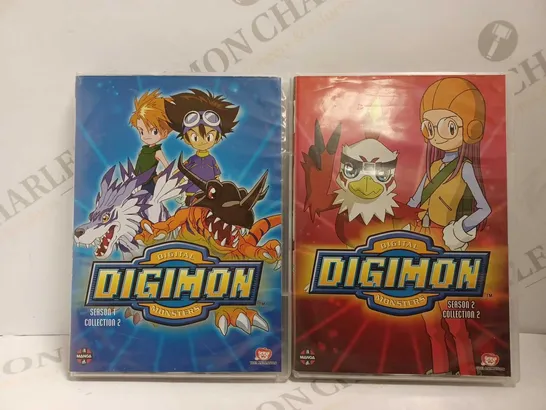 PAIR OF DIGIMON DVDS INCLUDING SEASON 1 AND 2