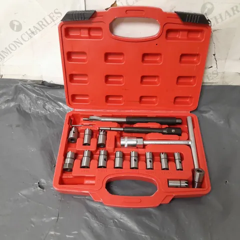 DIESEL INJECTOR SEAT CUTTER CLEANER TOOL SET CARBON REMOVER 